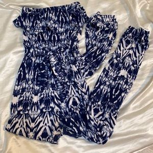 Blue and White Jumpsuit!